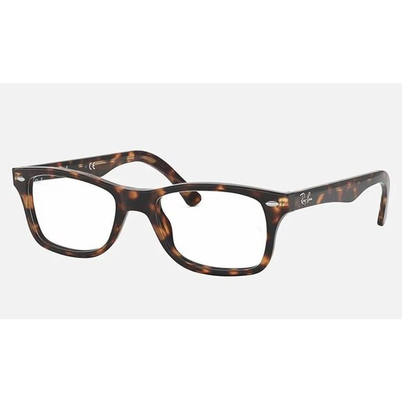 Ray-Ban RB5228F 5712 Rectangular Light Tortoise Eyeglasses | Unisex - Picture 1 of 3